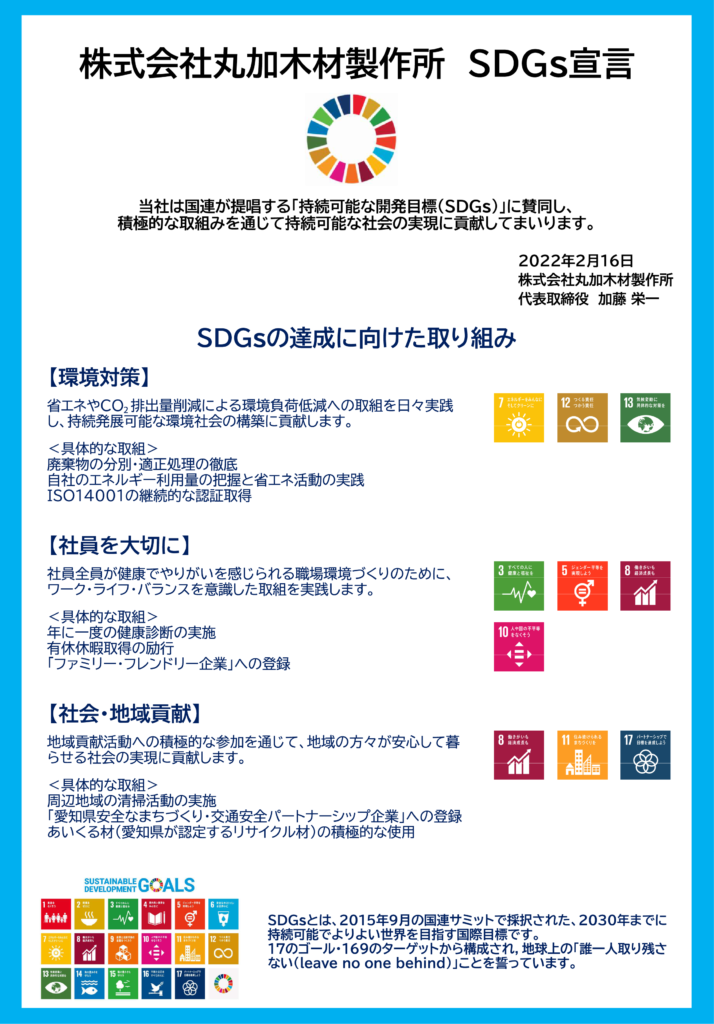 SDGs宣言